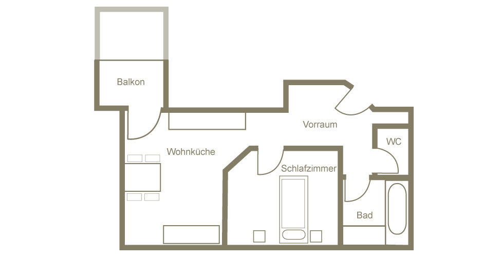 Pension Juliana Umriss | Floorplan Arlberg